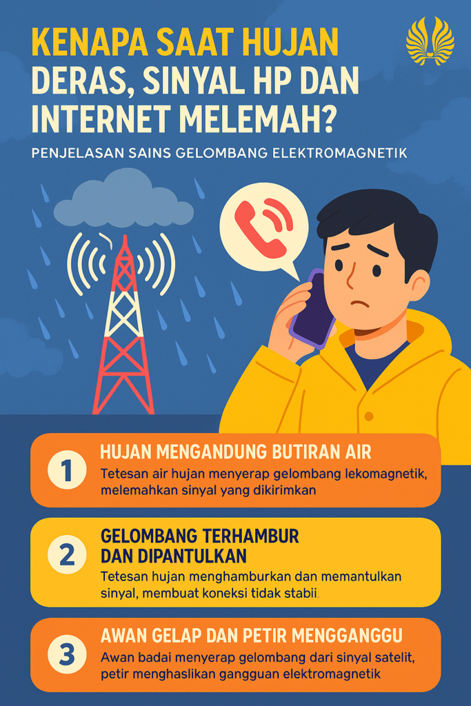 sinyal lemah saat hujan