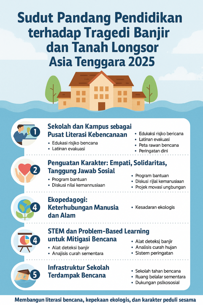 sudut pandang pendidikan terhadap tragedi banjir Asia Tenggara
